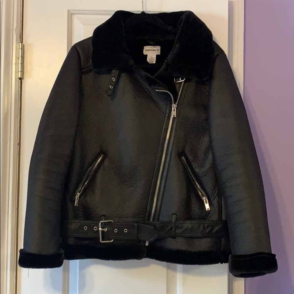 NEW for the republic faux fur jacket